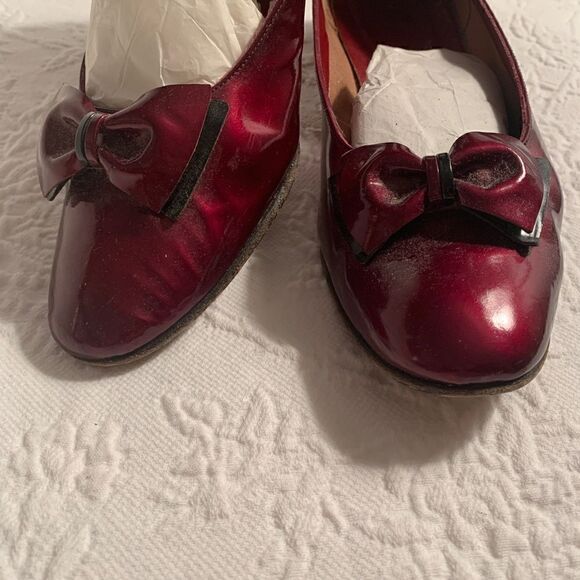 Women's Vintage Red Salvatore Ferragamo Shoes - Picture 9 of 11
